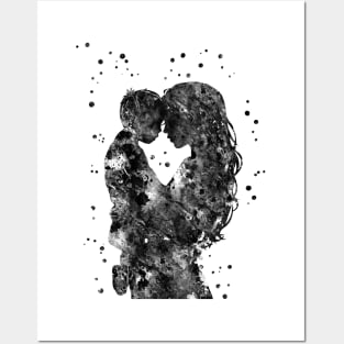 Mother and son Posters and Art